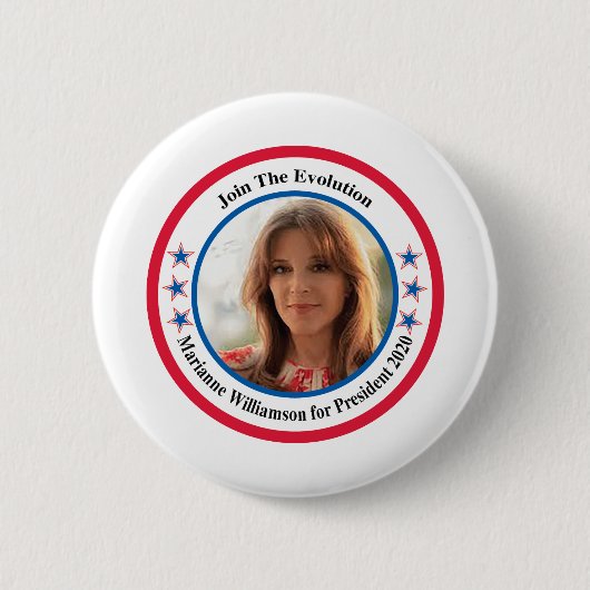 Badge Rond 5 Cm Marianne Williamson (Devant)