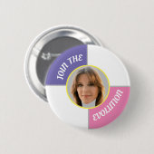 Badge Rond 5 Cm Marianne Williamson 2020 (Devant & derrière)