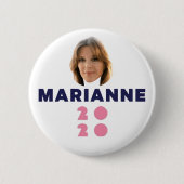Badge Rond 5 Cm Marianne Williamson 2020 (Devant)