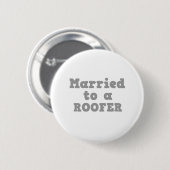 BADGE ROND 5 CM MARIÉ À UN COUVREUR (Devant & derrière)