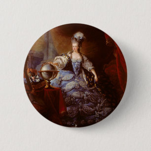 Badge Rond 5 Cm Marie Antoinett de l'Autriche par Jean Baptiste