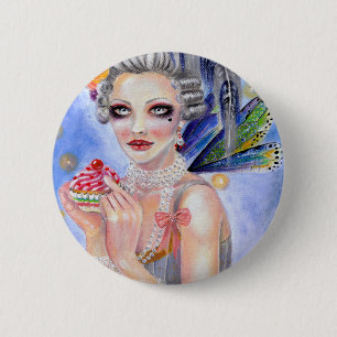 Badge Rond 5 Cm Marie Antoinette