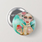 Badge Rond 5 Cm Marie-Antoinette (Devant & derrière)
