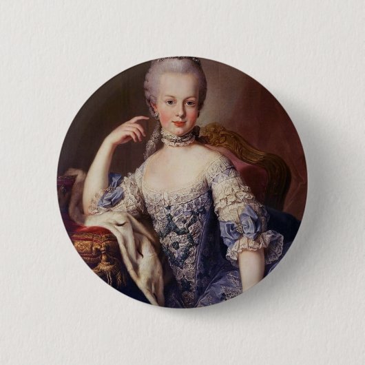 Badge Rond 5 Cm Marie Antoinette (Devant)