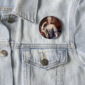Badge Rond 5 Cm Marie Antoinette (En situation)