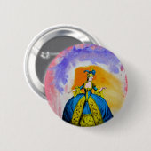 Badge Rond 5 Cm Marie Antoinette par Michael Moffa (Devant & derrière)