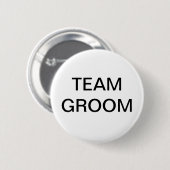 Badge Rond 5 Cm Marié d'équipe (Devant & derrière)