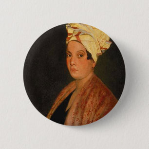 Badge Rond 5 Cm Marie Laveau : La reine de vaudou