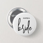 Badge Rond 5 Cm Mariée (Devant & derrière)