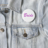 Badge Rond 5 Cm Mariée (En situation)
