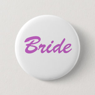 Badge Rond 5 Cm Mariée