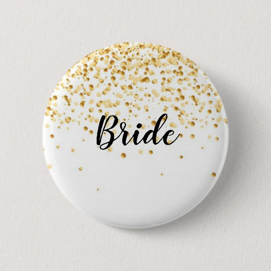 Badge Rond 5 Cm Mariée (Devant)
