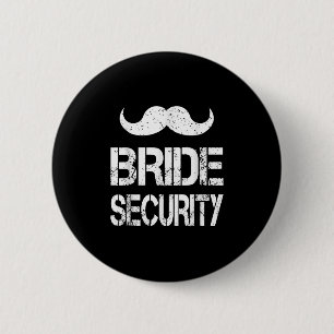 Badge Rond 5 Cm Mariée Drôle Sécurité Enfants Mariage Fête Enterre