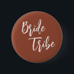 Badge Rond 5 Cm Mariée Tribu Terracotte Orange Brûlé Mariage<br><div class="desc">Mariée Tribu Orange Brûlé Terracotte Mariage Bouton. Découvrez notre collection de magasin ci-dessous pour les articles assortis.</div>