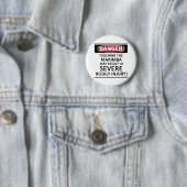 Badge Rond 5 Cm Marimba de danger (En situation)