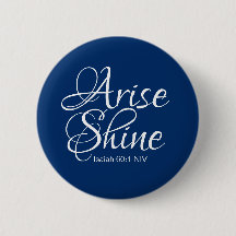 Marine Blue Inspirational Lever et brillant chréti