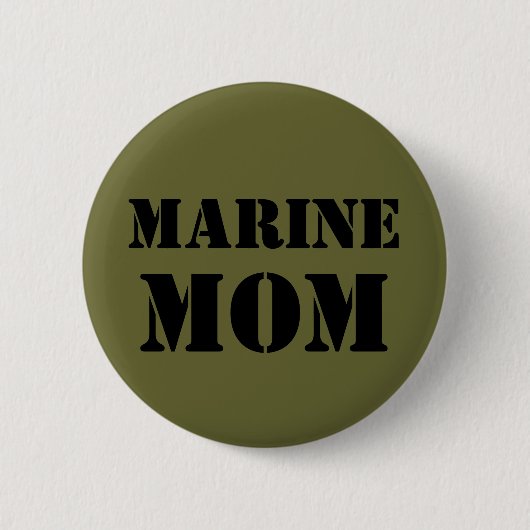 Badge Rond 5 Cm Marine Maman (Devant)