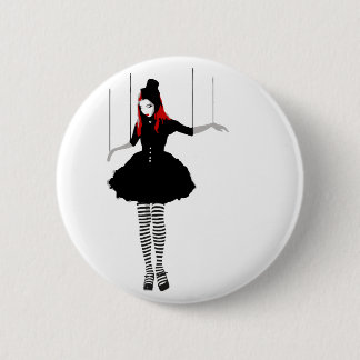 Badge Rond 5 Cm marionnette de cabaret