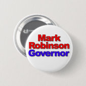 Badge Rond 5 Cm Mark Robinson pour Gouverneur 2024 (Devant & derrière)