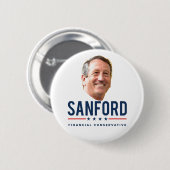 Badge Rond 5 Cm Mark Sanford 2020 (Devant & derrière)