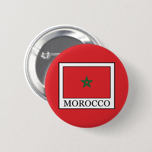 Badge Rond 5 Cm Maroc (Devant & derrière)