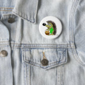 Badge Rond 5 Cm Marque 1 de Scrummy (En situation)
