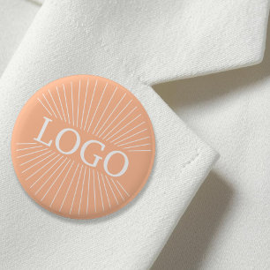Badge Rond 5 Cm Marque de la société LOGO Peach