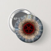 BADGE ROND 5 CM MARQUE DE L'EYEBALL DU DIABLE (Devant & derrière)