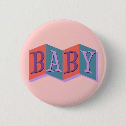 Badge Rond 5 Cm Marquee Baby (Devant)