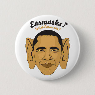 Badge Rond 5 Cm Marques de Barack Obama : "Ce qui affecte ?"