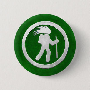 Badge Rond 5 Cm Marqueur de sentier de porc-épic