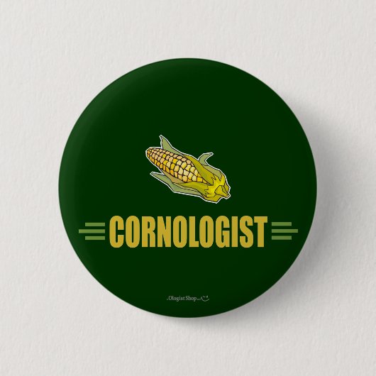 Badge Rond 5 Cm Marron (Devant)