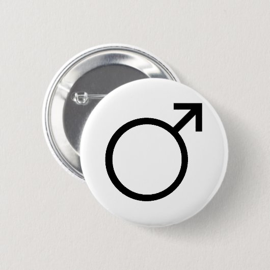 BADGE ROND 5 CM MARS (Devant & derrière)