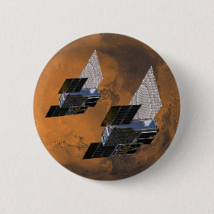 Badge Rond 5 Cm Mars Cubed by MarCO CubeSats