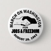 Badge Rond 5 Cm Mars sur Washington (Devant)