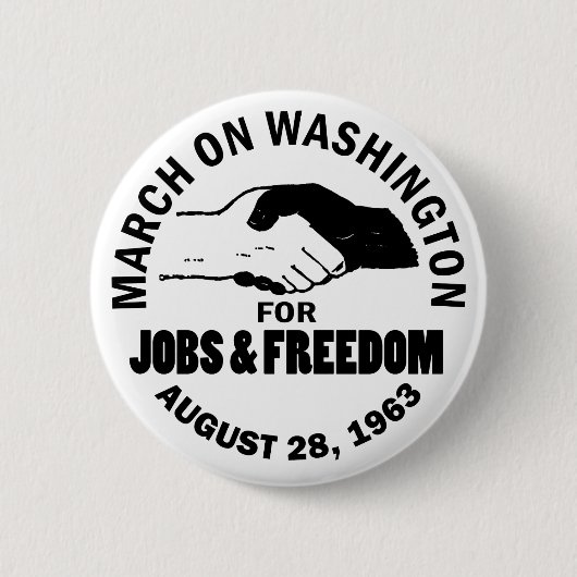 Badge Rond 5 Cm Mars sur Washington (Devant)