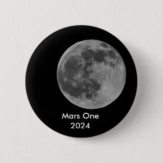 Badge Rond 5 Cm Mars un bouton 2024