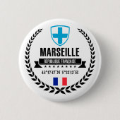 Badge Rond 5 Cm Marseille (Devant)