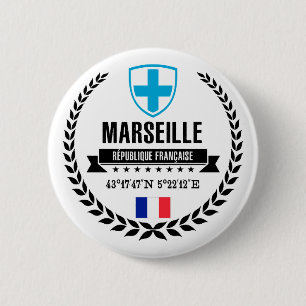 Badge Rond 5 Cm Marseille