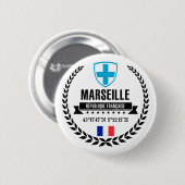 Badge Rond 5 Cm Marseille (Devant & derrière)