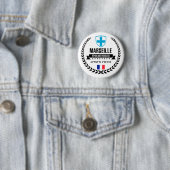Badge Rond 5 Cm Marseille (En situation)