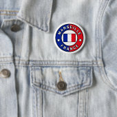 Badge Rond 5 Cm Marseille France (En situation)