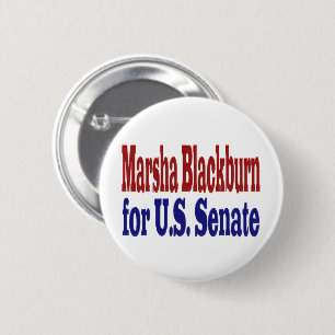 Badge Rond 5 Cm Marsha Blackburn pour U. S. Bouton Sénat
