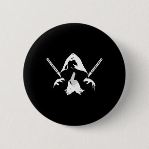 Badge Rond 5 Cm Martia, guerrière de Ninja Bushido Samurai