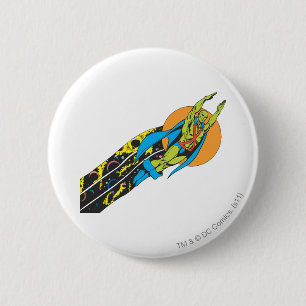 Badge Rond 5 Cm Martian Manhunter prend l'avion