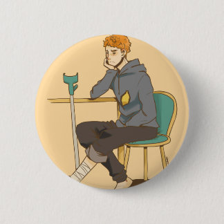 Badge Rond 5 Cm Martin Crieff a tordu sa cheville