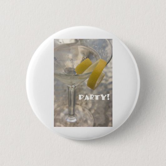 BADGE ROND 5 CM MARTINI PARTY ! (Devant)