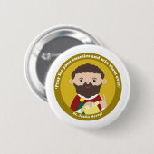 Badge Rond 5 Cm Martyr de St. Justin (Devant & derrière)