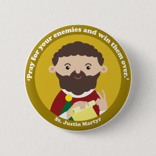 Badge Rond 5 Cm Martyr de St. Justin