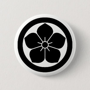 Badge Rond 5 Cm Maru ni kikyo